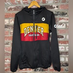 Men’s Denver Colorado Triathlon Waffle Long Sleeve Zip Up Jacket